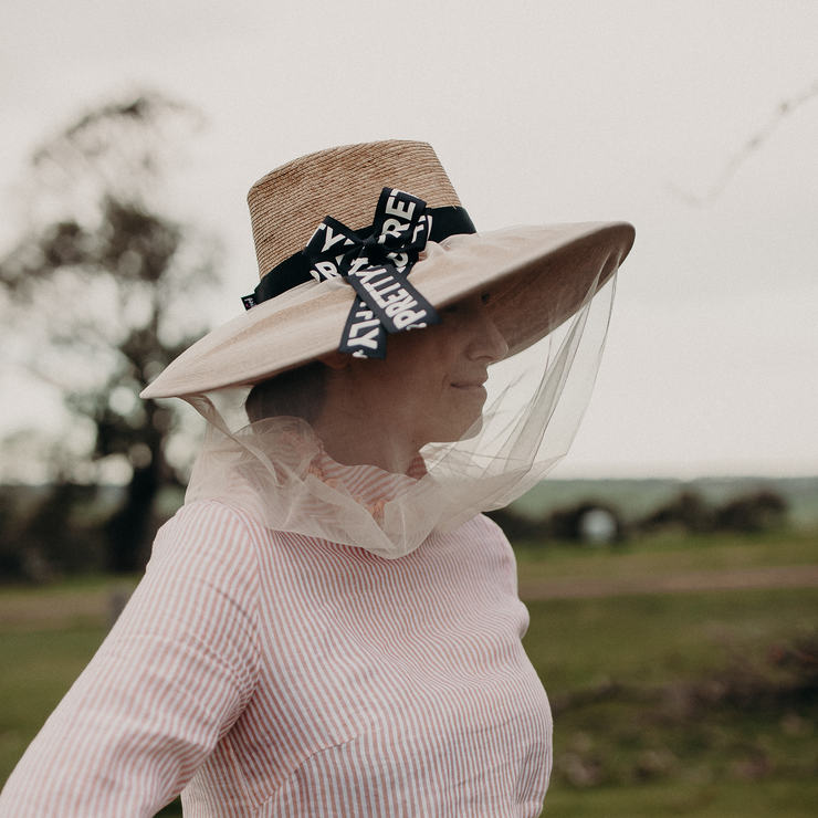 Wide-Brim Fly Net